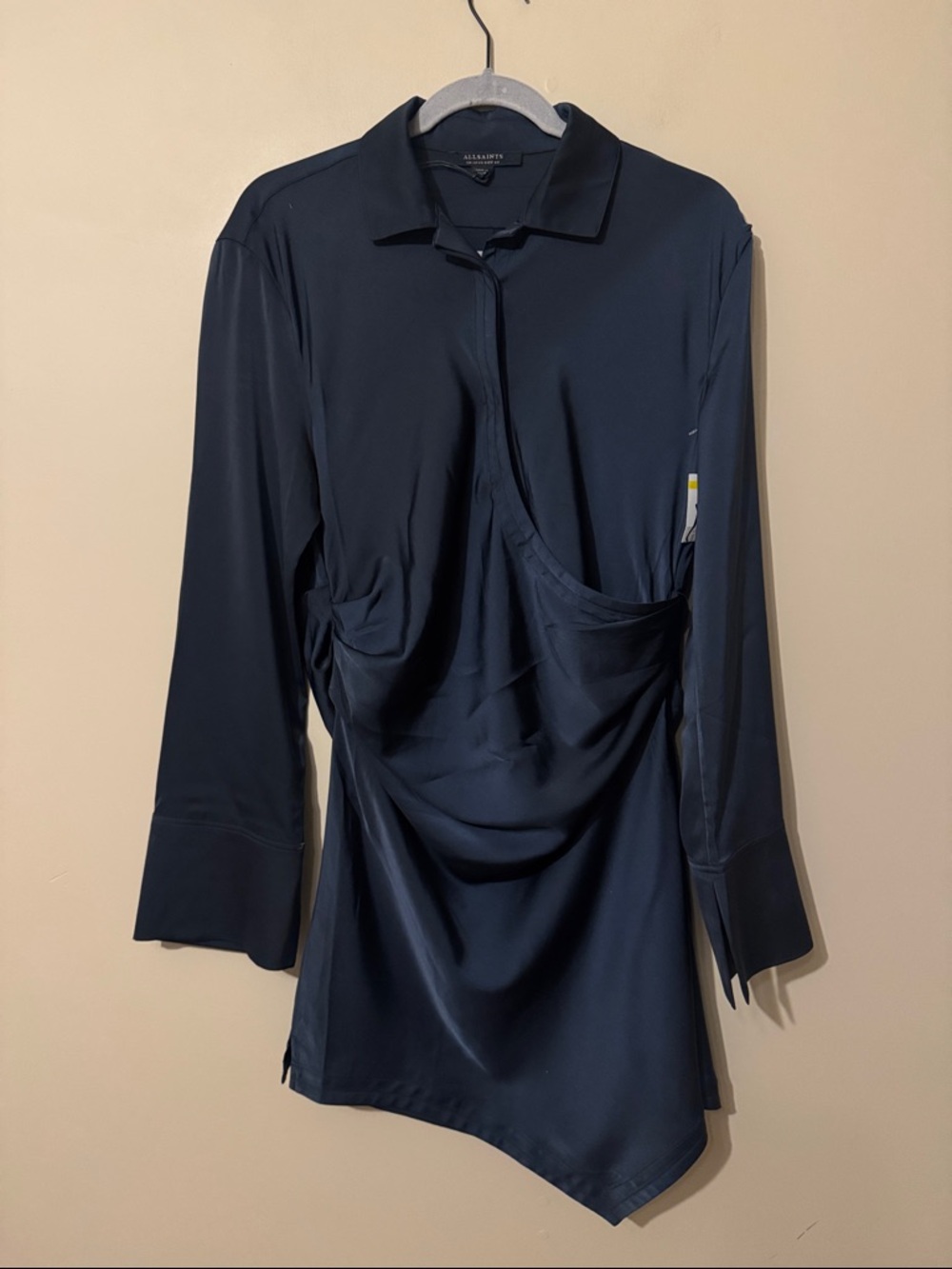 NWT- ALL SAINTS Tira Mini Dress, Collegiate Blue, US8 - Picture 6 of 12